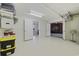 Spacious basement area with painted floors, multiple doors and ample storage space at 4616 Eyerly St., North Myrtle Beach, SC 29582