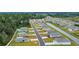 Aerial view of the neighborhood showcasing the layout and design of the community at 478 Samara Dr., Longs, SC 29568