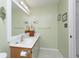 Well-lit bathroom with a vanity, providing a clean and functional space for personal care routines at 510 Fairwood Lakes Dr. # 17-P, Myrtle Beach, SC 29588