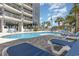 Relaxing pool area with lounge chairs, featuring clear blue water and a serene atmosphere at 5511 North Ocean Blvd. # 806, Myrtle Beach, SC 29577