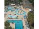 A sprawling community pool featuring lazy river and play structures for all ages at 5905 S Kings Hwy. # 523 A, Myrtle Beach, SC 29575