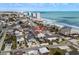 Gorgeous beachside property in an aerial shot with condos, houses, and lovely coastal views at 625 N Waccamaw Dr. # 107, Murrells Inlet, SC 29576