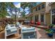 Backyard deck with furniture and grill for outdoor dining and relaxation at 645 Boundary Line Dr. Nw, Calabash, NC 28467