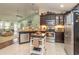 Modern kitchen with stainless steel appliances, granite countertops, and a central island at 672 Ashley Manor Dr., Longs, SC 29568