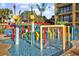 Fun-filled water park with vibrant colors, slides, and interactive features at 6900 N Ocean Blvd. # 1437, Myrtle Beach, SC 29572