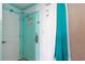 Hallway with a view of the entrance door and an exit sign at the end of the hallway at 6900 N Ocean Blvd. # 710, Myrtle Beach, SC 29572