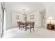 Elegant dining room with chandelier and space for a large table at 931 Cedarwood Circle, Myrtle Beach, SC 29572