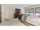 Comfortable main bedroom featuring a large window and neutral tones at 931 Cedarwood Circle, Myrtle Beach, SC 29572