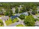 Neighborhood aerial showing verdant lawns and tree-lined streets surrounding well-kept homes at 9607 Kings Grant Dr., Murrells Inlet, SC 29576