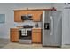 Kitchen with stainless steel appliances including a refrigerator and oven at 101 Culpepper Way # 1007, Myrtle Beach, SC 29579