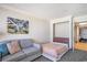 Comfortable room with a fold-down bed, sofa, and stylish decor for a relaxing stay at 1105 S Ocean Blvd. # 420, Myrtle Beach, SC 29577