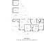 Floor plan showing the layout of the home, including the kitchen and bedrooms at 1108 Chicora Blvd., Conway, SC 29526