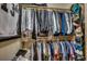 Spacious walk-in closet with ample hanging space and shelving for organized storage of clothing and accessories at 1204 Pine Valley Rd., North Myrtle Beach, SC 29582