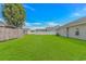 Backyard with a well-maintained lawn and ample space at 125 Balsa Dr., Longs, SC 29568
