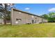 Spacious backyard featuring a well-maintained lawn at 2000 Greens Blvd. # 40C, Myrtle Beach, SC 29577