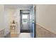 Entrance featuring a console table, interior décor, and a view of a balcony with scenic views at 201 Ocean Blvd. S # 1505, North Myrtle Beach, SC 29582