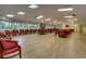 A view of the spacious and well-lit clubhouse with ample seating at 202 Glenwood Dr., Conway, SC 29526
