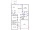 Detailed floor plan showcases the layout of this beautiful single-Gathering home at 202 Meadow Sweet Pl, Conway, SC 29526