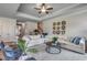 Spacious living room showcases open layout with comfortable seating and stylish decor at 202 Meadow Sweet Pl, Conway, SC 29526