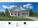 Charming one-story home with light blue siding, white trim, a cozy front porch, and a well-manicured lawn at 2037 Comradery Way, Murrells Inlet, SC 29576