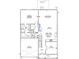Detailed floor plan showcasing the layout of the home, including the primary bedroom, kitchen, and Gathering room at 264 Bolsin Ct, Conway, SC 29526