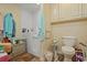 Bathroom featuring accessible walk-in shower, storage, and neutral wall color at 2776 Holly Rd., Marion, SC 29571