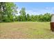 Expansive grassy yard with mature trees and natural landscape at 2776 Holly Rd., Marion, SC 29571