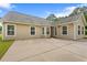 Backyard with a concrete patio and view of home exterior at 3 Birdsong Ct., Murrells Inlet, SC 29576