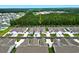 Aerial view of a neighborhood surrounded by lush greenery, offering a peaceful setting at 4027 Taranto Loop # C, Myrtle Beach, SC 29579
