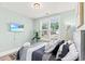 Modern bedroom with stylish decor, natural light, and a relaxing ambiance for restful nights at 4363 Bayshore Dr., Little River, SC 29566