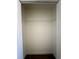 Empty closet with a wire shelf providing ample storage space for an organized home at 4394 Daphne Ln. # F, Murrells Inlet, SC 29576