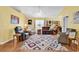 Spacious living room with hardwood floors, comfortable seating, and plenty of natural light at 454 Sean River Rd., Conway, SC 29526