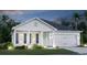 Lovely one-story home showcasing a charming front porch and a convenient two-car garage at 507 Magnolia Terrace Dr, Myrtle Beach, SC 29579