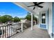 Balcony showing beautiful views of the neighborhood at 6001 - 1793 S Kings Hwy., Myrtle Beach, SC 29575