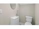 Powder room featuring a sink, toilet, and neutral paint at 6001 - 1793 S Kings Hwy., Myrtle Beach, SC 29575
