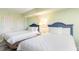 Guest bedroom includes two beds and neutral decor for restful accommodation at 7100 N Ocean Blvd. # 320, Myrtle Beach, SC 29572