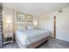 Bedroom featuring neutral decor, and a full-sized closet for ample storage space at 7100 N Ocean Blvd. # 320, Myrtle Beach, SC 29572