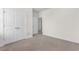 Bedroom with carpet, double closets, and neutral walls at 736 Flowering Branch Ave., Little River, SC 29566