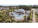 Aerial view of the community pool and outdoor facilities at 8185 Sandlapper Way, Myrtle Beach, SC 29572