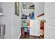 Organized pantry with shelving, providing ample storage for groceries and household supplies at 8185 Sandlapper Way, Myrtle Beach, SC 29572