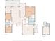 Detailed floor plan showcasing layout of rooms, living spaces, and garage with storage on two floors at 8204 Caddis Ct., Myrtle Beach, SC 29579