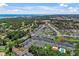 Great aerial view of community and amenities; shows the pool, tennis courts and neighborhood location near the beach at 843 Villa Dr. # 843, North Myrtle Beach, SC 29582