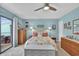 Serene bedroom with balcony access and an inviting layout at 843 Villa Dr. # 843, North Myrtle Beach, SC 29582