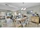 Open dining area with decor and natural light at 843 Villa Dr. # 843, North Myrtle Beach, SC 29582