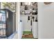 Organized pantry featuring shelving and storage solutions, including space for a washer and dryer at 843 Villa Dr. # 843, North Myrtle Beach, SC 29582