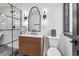 Modern bathroom featuring a glass enclosed shower, updated vanity, and toilet at 856 W Highway 9, Longs, SC 29568