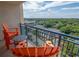 Balcony featuring beautiful views of the ocean and surrounding landscape at 8560 Queensway Blvd. # 1109, Myrtle Beach, SC 29572
