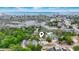 Panoramic aerial view showcasing the property near the coastline, picturesque marsh, and vibrant neighborhood at 908 Wood St., North Myrtle Beach, SC 29582