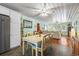 Eat-in kitchen that opens into a living room creating an ideal entertaining space at 908 Wood St., North Myrtle Beach, SC 29582