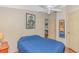 This bedroom has hardwood floors and minimal decor at 930 S Marlin Circle, Murrells Inlet, SC 29576